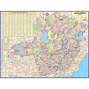 Mapa periodico est. de minas gerais - multimapas (unidade)