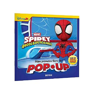 Livro infantil ilustrado pop-up meu prime.livro spidey - bicho esperto (unidade)
