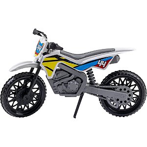 Moto trick cross 18x7x10,5cm - kendy brinquedos (unidade)