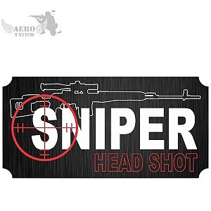 Adesivo Sniper One Shot