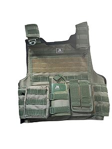 Colete Modular JA3+5 acessórios Verde