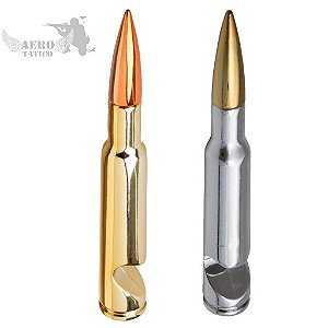 Abridor de garrafa modelo munição .50 GRANDE