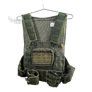 Colete Plate VERDE- SENAMIL-06 Acessórios Velcro