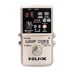 Pedal Nux De Loop Core Delux Guitarra Com Bateria Eletrônica