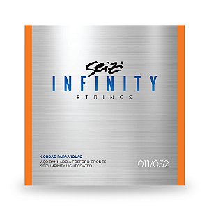 Encordoamento Seizi Para Violão Infinity Light Coated 011 052