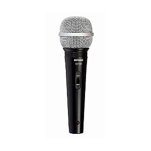 Microfone Shure Dinâmico Sv100 Com Cabo