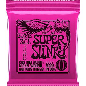 Encordoamento Guitarra Ernie Ball Super Slinky 009 2223