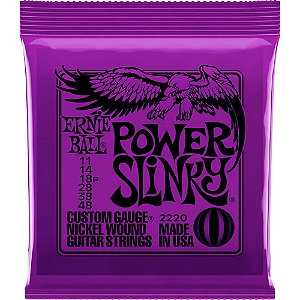 Encordoamento Guitarra Ernie Ball Power Slinky 011 2220