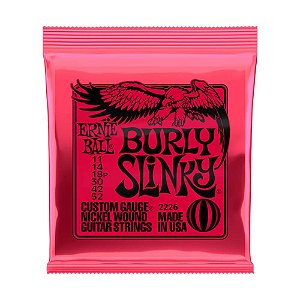 Encordoamento Ernie Ball Guitarra 011 052 Burly Slinky 2226