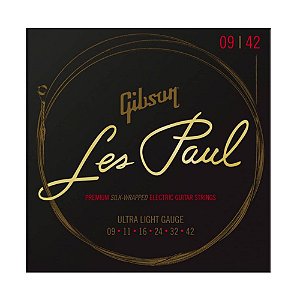 Encordoamento Gibson Guitarra Les Paul 009 042 U-Light