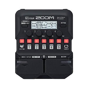 Pedaleira Zoom G1 Four Multi Efeitos Para Guitarra