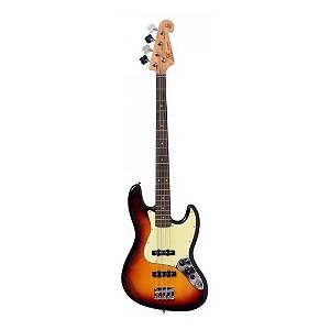 Baixo Sx 4 Cordas Jazz Bass 3 Tone Sunburst Sjb62 Com Bag