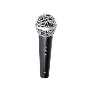 Microfone Dylan Dinâmico Unidirecional Com Chave Smd-58 Plus