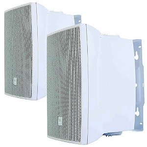 Caixa De Som Ambiente Jbl O Par 50w Rms C621B Branca