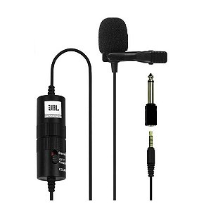 Microfone De Lapela Jbl A Bateria Preto Cslm20b