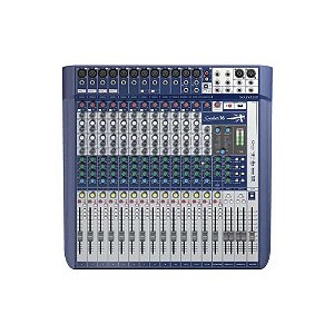 Mesa De Som Soundcraft Signature 16 Canais Usb