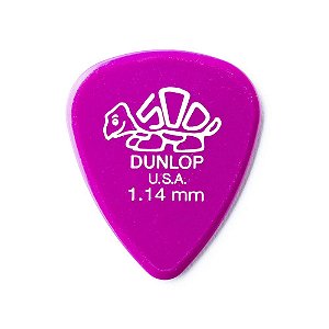 Palheta Dunlop Delrin 1,14mm Rosa 12 Unidades