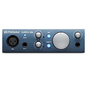 Interface De Áudio PreSonus AudioBox iOne Windows MacOs