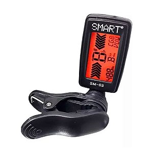 Afinador Cromático Clip Smart Sm03 Preto Violão Guitarra