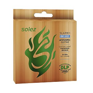 Encordoamento Violão Solez 011 Aço Phosphor Bronze Mi Extra