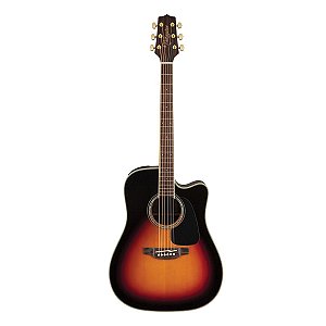 Violão Takamine Gd51ce Bsb Brown Sunburst Pré Amplificador Tp4td