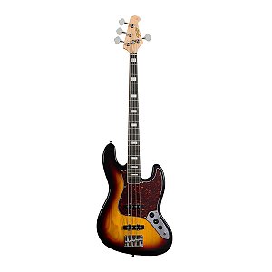 Baixo Seizi Contrabaixo Jazu Jb 4 Cordas Sunburst