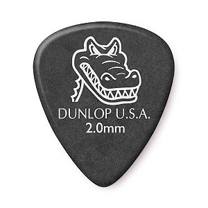 Palheta Dunlop Gator Grip 2mm 12 Unidades