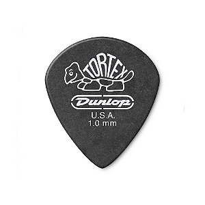 Palheta Dunlop Tortex Jazz 3 Pitch Black 1mm 12 Unidades