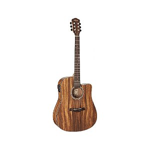 Violão Hofma Folk Elétrico Hmf 280 Stnt Teca Cutway