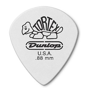 Palheta Dunlop Tortex Jazz III 478R 0.88mm Branca 12 Unidades