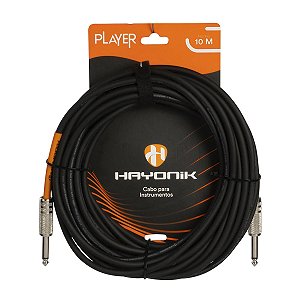Cabo Hayonik Para Instrumentos Player P10 x P10 10m Preto