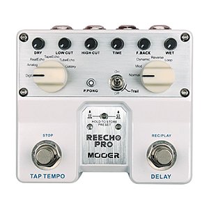 Pedal Mooer Twin Reecho Pro Delay Função Loop Tdl1