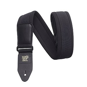 Correia Ernie Ball Neoprene Acolchoada Preta P04144 Para Instrumentos