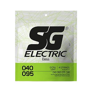 Encordoamento Sg Para Baixo 4 Cordas 040 095 Niquel