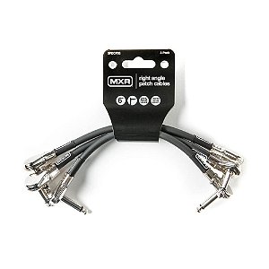 Cabo Mxr Dunlop Para Pedal P10 L Com 3 Unidades De 15cm