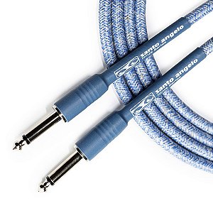 Cabo Santo Ângelo Ninja Têxtil P10 Reto 15Ft 4,57m Azul Claro