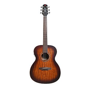 Violão Seizi Supreme Fuji Mirai Koa Burst Com Bag e Efeitos