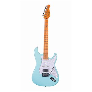 Guitarra Seizi Fun Vintage Budokan Hss Daphne Blue