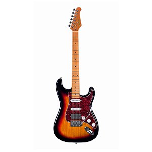 Guitarra Seizi Fun Vintage Budokan Hss Sunburst
