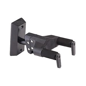 Suporte De Parede Hercules Com Trava Para Instrumentos Gsp38wbk Plus