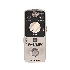 Pedal Mooer E-Lady Flanger Analógico Clássico Com 2 Modos Filtro e Normal