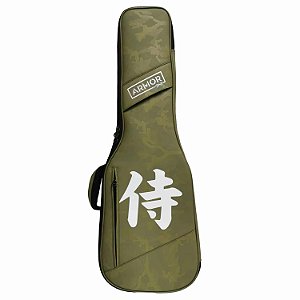 Bag Capa Para Guitarra Armor By Seizi Ultra 2 Reforçado Green Camo