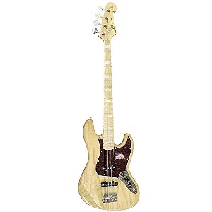 Baixo Sx Sjb75 Jazz Bass 4 Cordas Ash Natural Tortoise