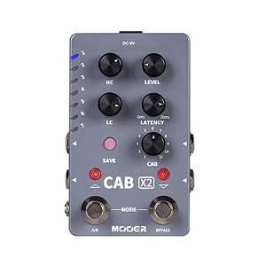 Pedal Mooer Cab X2 Simulador de Gabinete e IR Loader