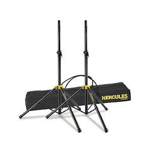 Kit 2 Pedestais Hercules Para Caixas Stage Series SS200BB Adaptador 35/38 mm Com Bag