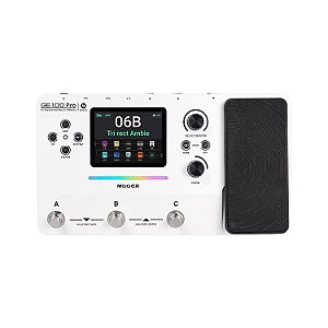 Pedaleira Mooer Inteligente GE100 PRO Multi-Efeitos 200 Presets Impulse Response Interface de Áudio