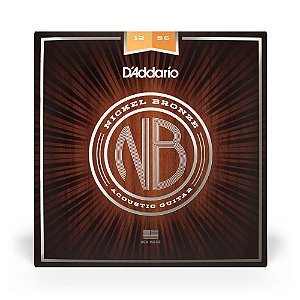 Encordoamento Daddario Para Violão Aço 12-56 Nickel Bronze NB1256