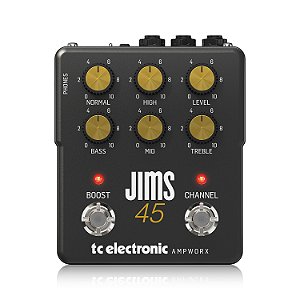 Pedal Tc Electronic Jims 45 Preamp 2 Canais Independentes Para Guitarra