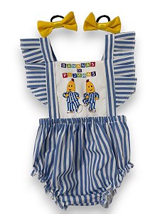 Romper Bananas de Pijamas Bebê