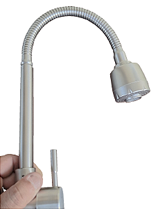 Torneira Gourmet Cozinha Parede Flexível 1/4 V Cromado